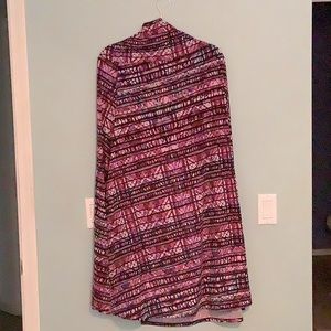 3XL LuLaRoe Maxi - EUC - Multi Stained Glass look